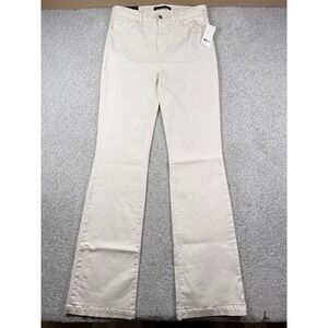 NEW J Brand Dasha High-Rise Flare Jeans Women 31 Tropez Off-White Photo Ready